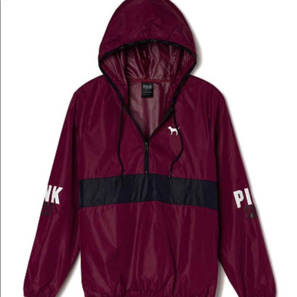 Maroon Windbreaker/Raincoat